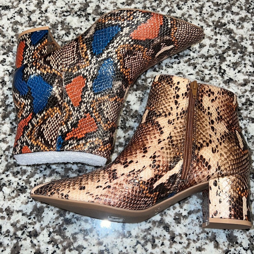 Snakeskin Ankle boots